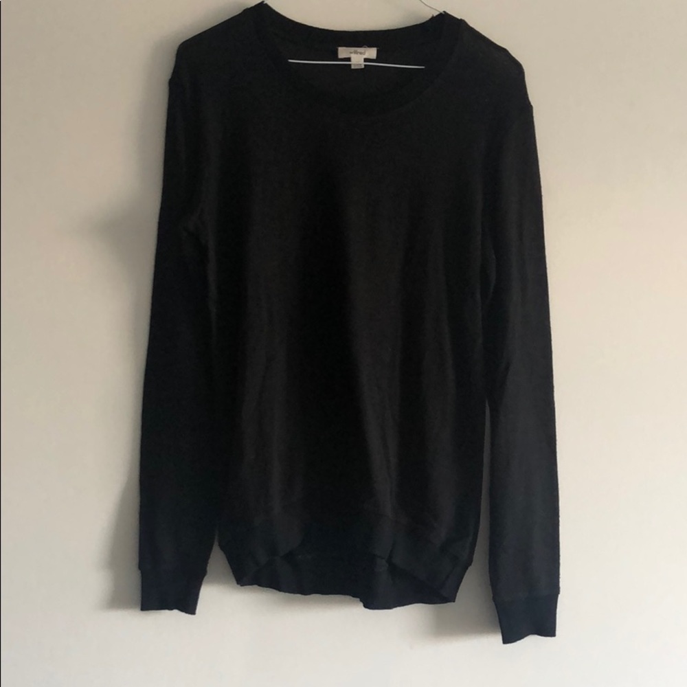 Wilfred Black crew neck sweater